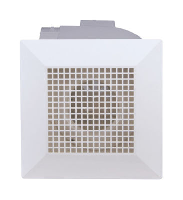 8 pollici silenzioso plastica quadrato bagno ventilatore ultra silenzioso ventilatore con luce a LED soffitto montato di scarico ventilatore estratto d'aria