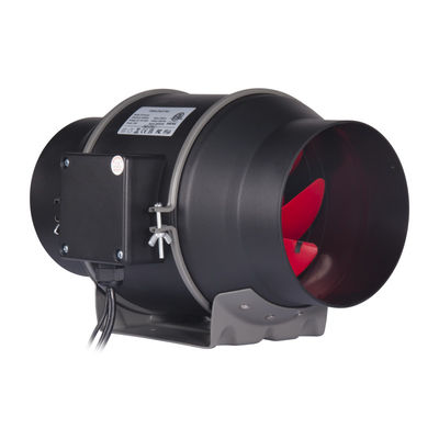 6 pollici EC 100~240V Ventilatore a condotto in linea Ventilatore a condotto in linea inferiore con applicazione WiFi Con regolatore di umidità di temperatura
