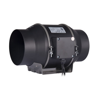 6 pollici EC 100~240V Ventilatore a condotto in linea Ventilatore a condotto in linea inferiore con applicazione WiFi Con regolatore di umidità di temperatura