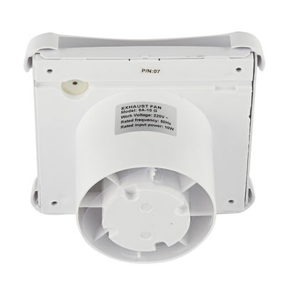 Vendita in grosso di ventilazione silenziosa di plastica da 6 pollici per bagno con ventilatori montati a parete a luce a LED