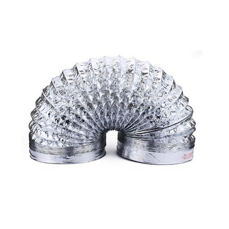 Vita meccanica 3 anni Bianco 100 mm aria Semi rigido 8 pollici Semi rigido di alluminio flessibile UV tubo di condotta