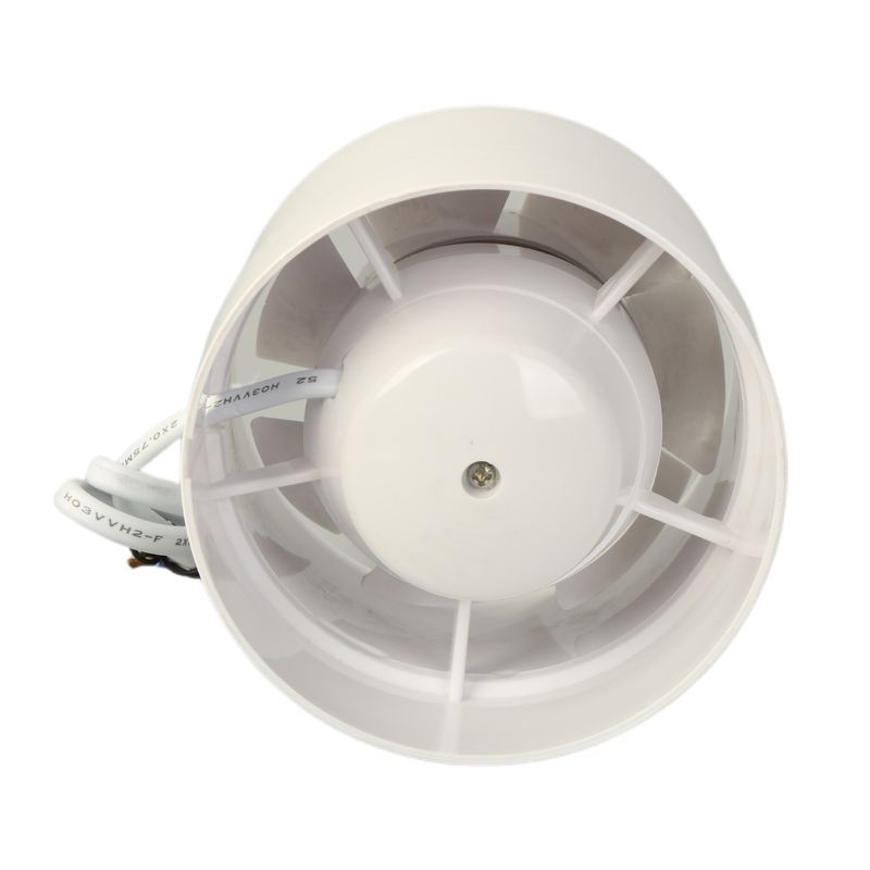 Ventilatore a parete 100 mm 200 mm a basso rumore di aspirazione Ventilatore a canale in linea con impianto di montaggio UE Ventilatore a parete