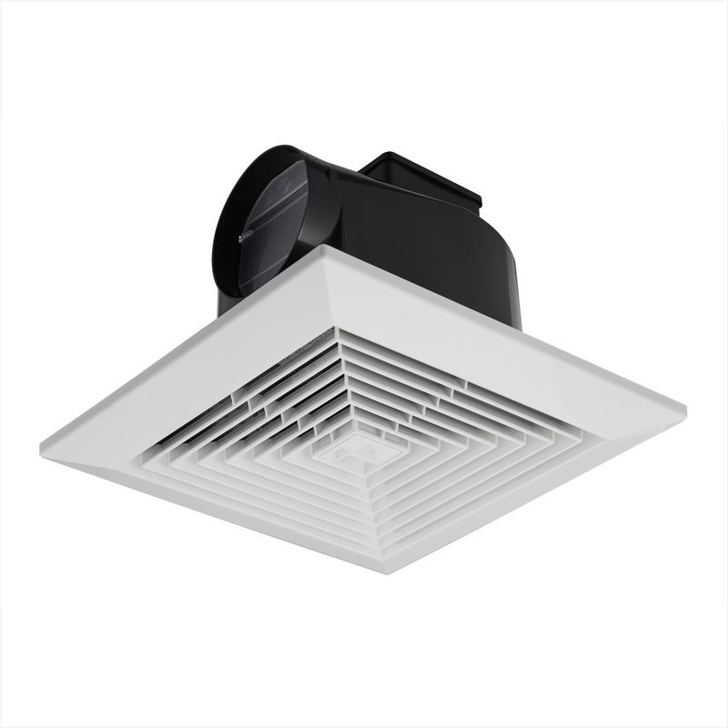 Ventilatore di soffitto in metallo da 120 V per scarico e condotti del bagno con logo personalizzato