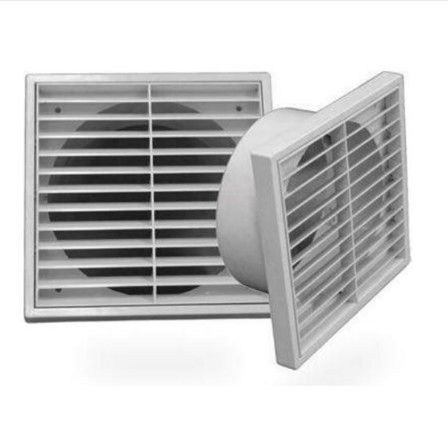 Griglia quadrata personalizzata per ventilatore ad estratto d'aria accessori ventilatore ad estratto d'aria bianco