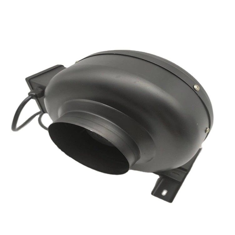 Impianto di produzione ventilatore in linea silenzioso con corrente elettrica alternata