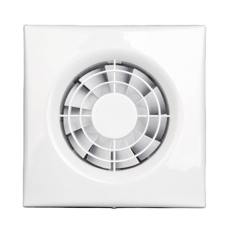 Ventilatore a flusso assiale montato a parete per la ventilazione del bagno