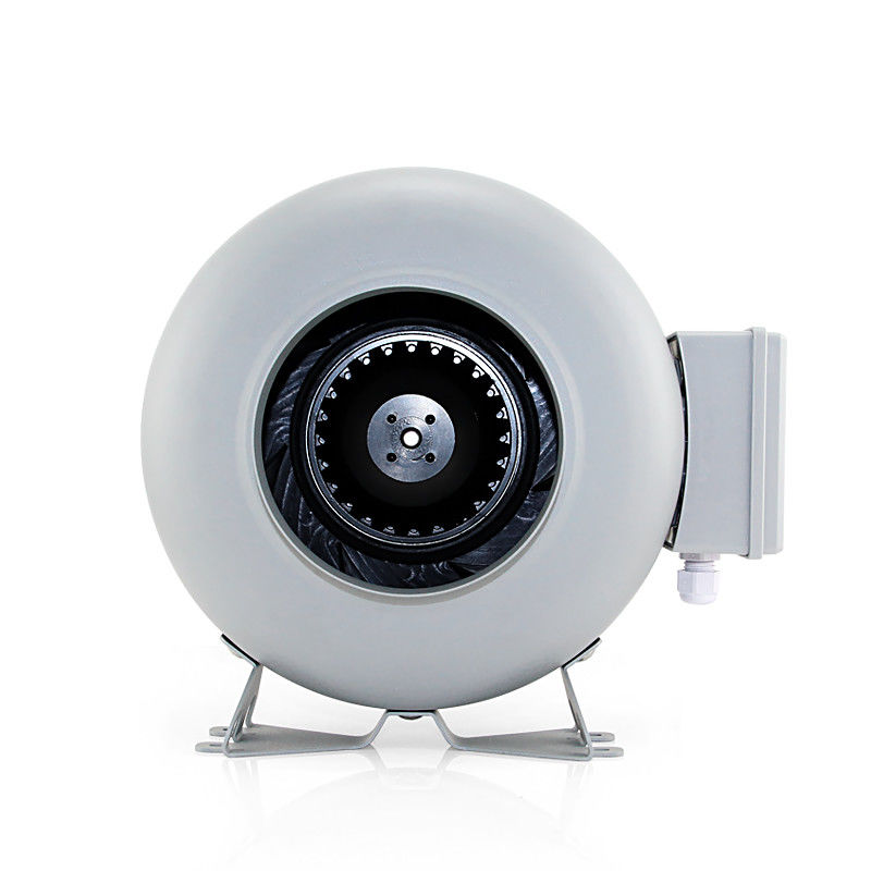 Materiale della lama di plastica 4 pollici Motore silenzioso Circolare Centrifugo a flusso misto Ventilatore in linea