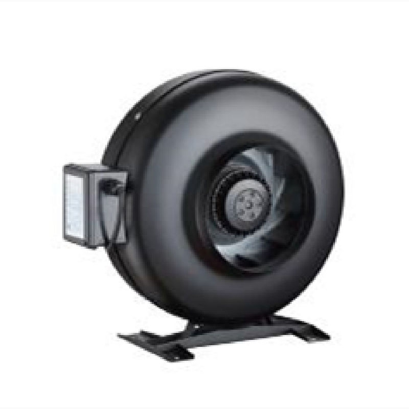 Logo personalizzato Ventilatore di flusso assiale da 4 pollici per la ventilazione dell'aria in linea nei condotti circolari