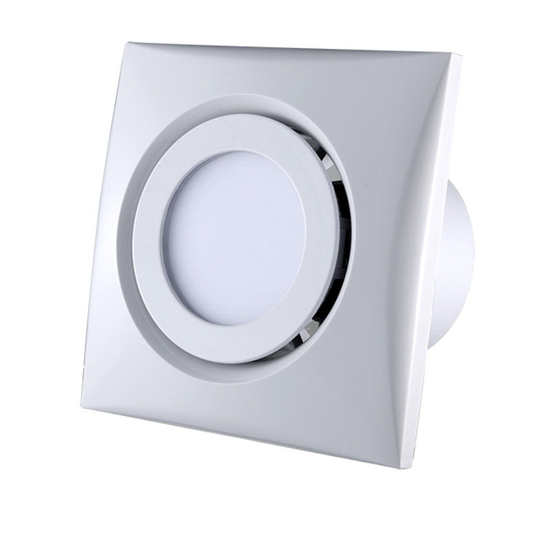 Logo personalizzato 4 6 pollici basso rumore bagno soffitto montato ventilatori di scarico con luce