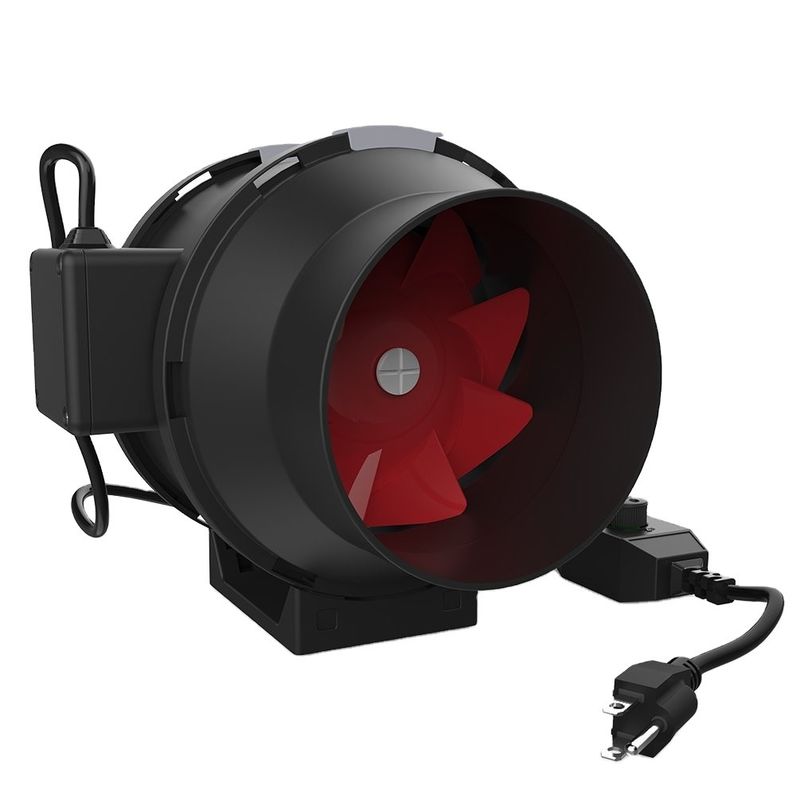Ventilatori di scarico per ventilazione centrifughe a flusso d'aria misto assiale da 100 mm con tensione di 240 V