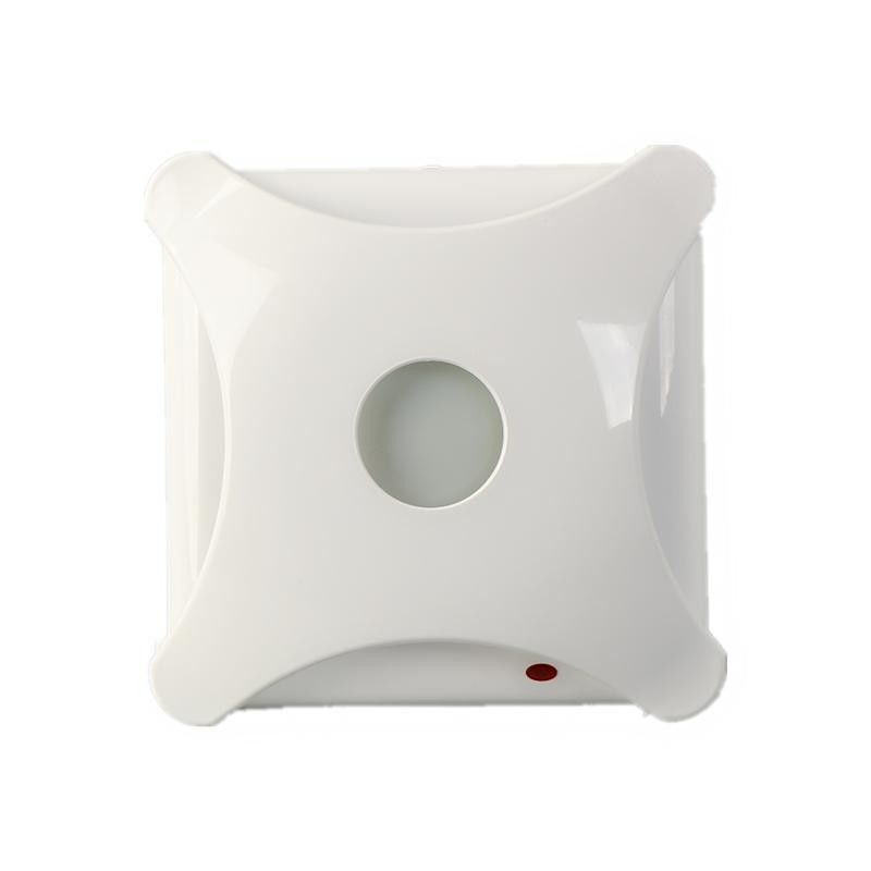 Ventilazione per bagno montata su un muro di 100 mm quadrato con ventola ad flusso assiale ultra silenziosa a luce LED