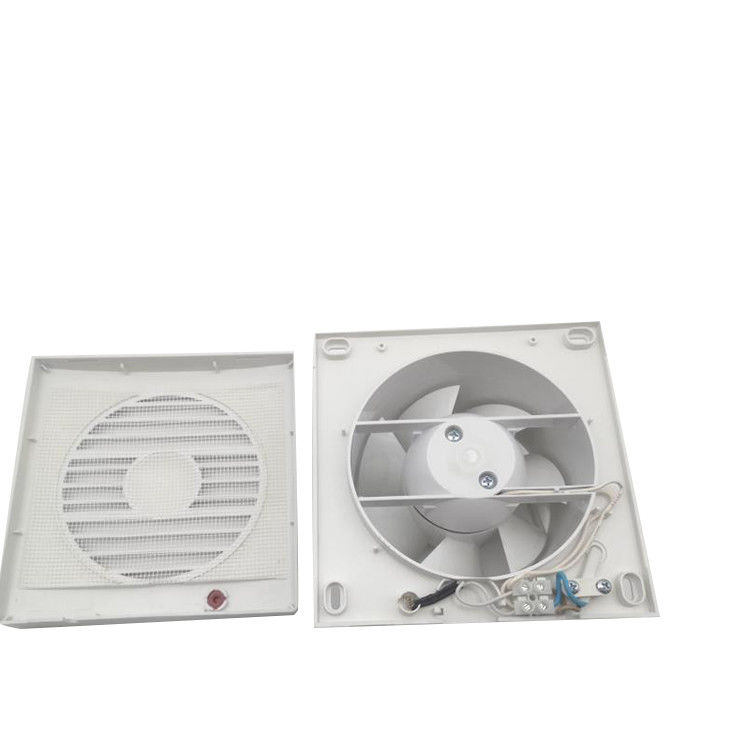 Ventilatore a condotto a mix di plastica a griglia quadrata 6 8 pollici Ventilatore a estratto d'aria personalizzato con logo