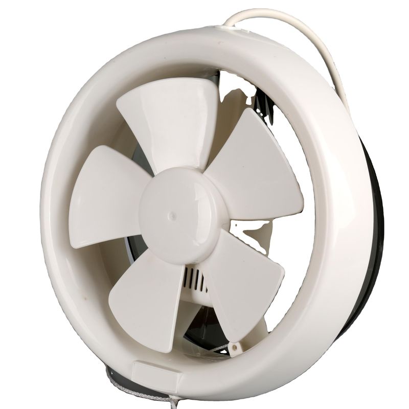 Tipo di corrente elettrica a corrente alternata Lama di plastica montatura a parete idroponica ventilatore assiale per condotti rotondi