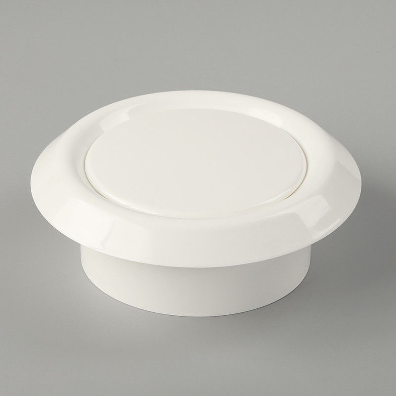 Home Circolazione dell'aria Muro montato Mix Flow Inline Fan con griglia d'aria rotonda in plastica ABS