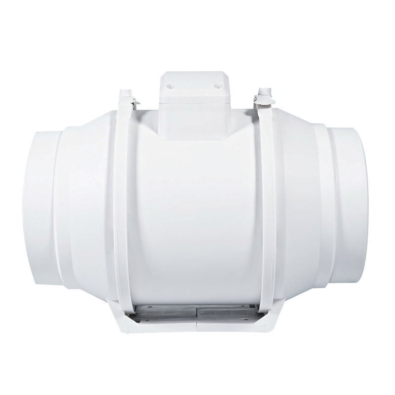 Ventilatore di potenziamento di scarico bianco da 6 pollici per controllo di velocità della tenda di coltivazione idroponica incluso