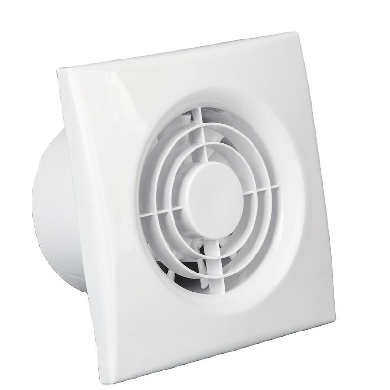 12. Ventilatore di flusso assiale montato sul muro della finestra del bagno con serratura di massa e corrente elettrica continua