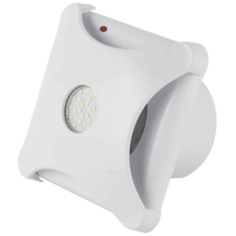 Ventilazione HVAC di plastica Ventilatore di scarico piccolo con sensore di umidità Ventilatore di estrazione d'aria leggero