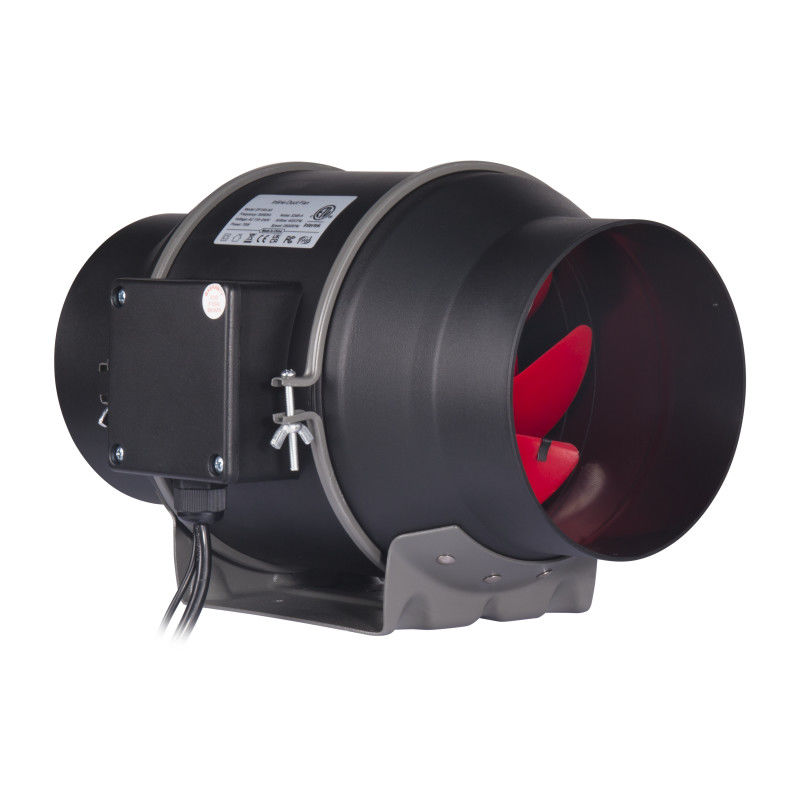 6 pollici EC 100~240V Ventilatore a condotto in linea Ventilatore a condotto in linea inferiore con applicazione WiFi Con regolatore di umidità di temperatura